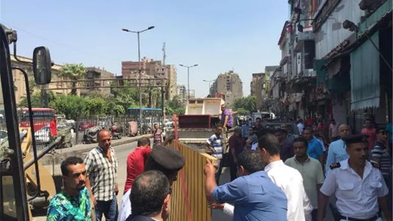 حملات مكبرة لإزالة التعديات والإشغالات بأحياء القاهرة