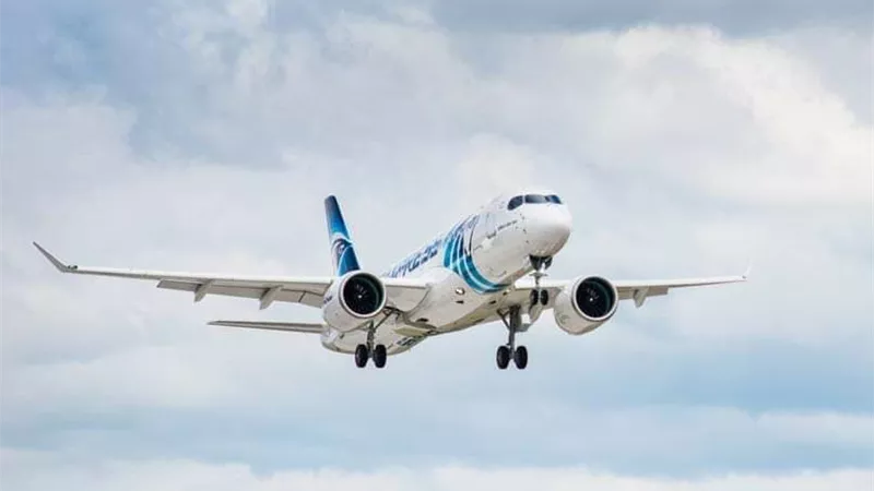 نجاح اول تجربة لطائرة مصر للطيران الجديدة من طراز ايرباص A220 – 300