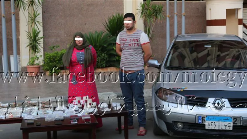 ضبط إثنين من العناصر الإجرامية الخطرة بحوزتهما 3 كيلو جرام هيروين