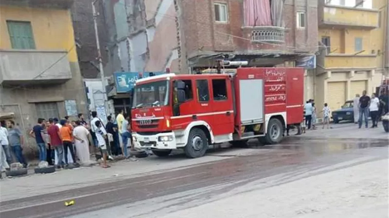 إخماد حريق صيدلية ومصرع والد صاحبها بالبحيرة
