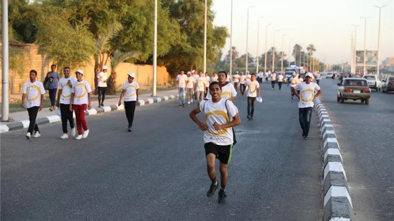 ماراثون للجري على الكورنيش بسوهاج