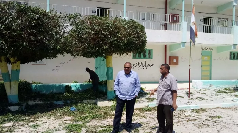 النيلي يتابع جاهزية المدارس بمدينة مرسي مطروح لانطلاق العام الدراسي الجديد