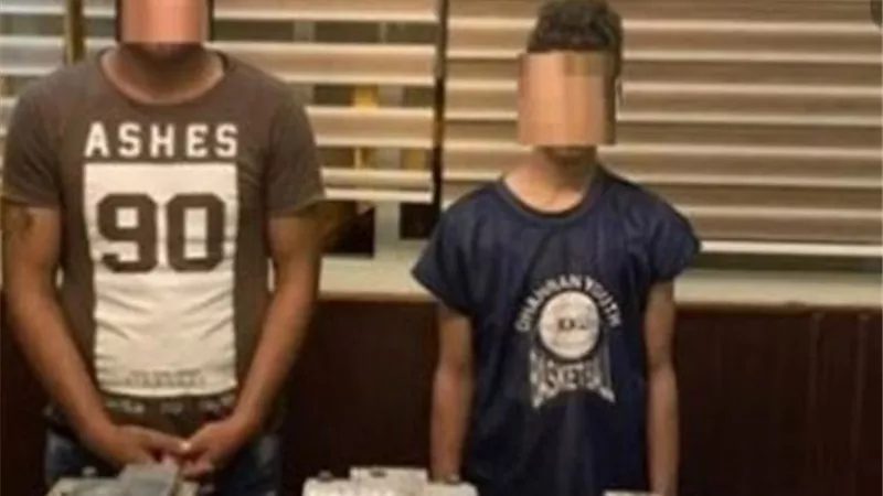 سقوط لصوص بطاريات السيارات بالمعادى