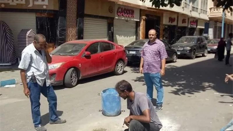 ازالة الاشغالات علي ممشي متحدي الاعاقة والمرضي بمطروح