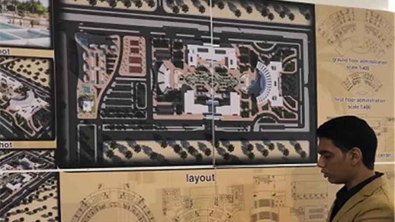 مشروعات تخرّج طلاب هندسة هليوبوليس تقدم مقترحاً للمدينة الطبية الخضراء