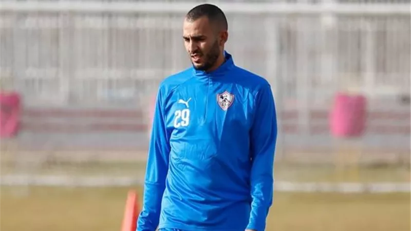 خالد بوطيب يؤدى تدريبات تأهيلية فى الزمالك