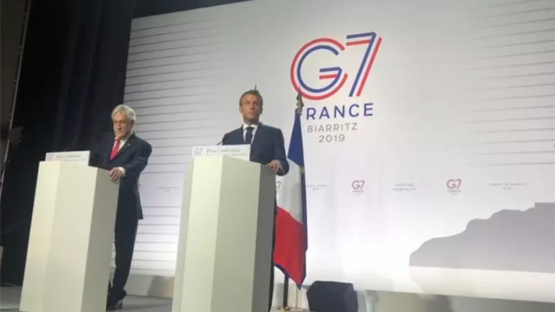 ماكرون يعقد مؤتمرا صحفيا عن تغيرات المناخ والتنوع البيولوجي.. فيديو