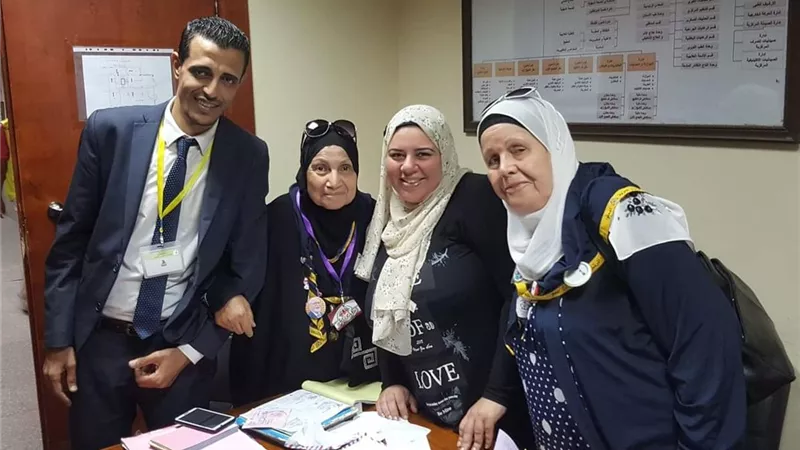 رواد الفيوم تستجيب لدعوة فرع بيلا لزيارة معهد الاورام