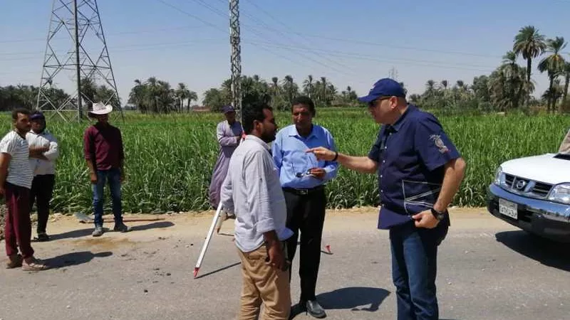 إنطلاق أعمال مشروع خط الصرف الصحى بعديسات الطود جنوب الأقصر