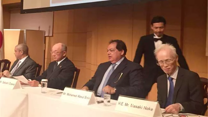 أبوالعينين: أدعوا اليابانيين لتأسيس بنك وإنشاء منطقة صناعية بقناة السويس