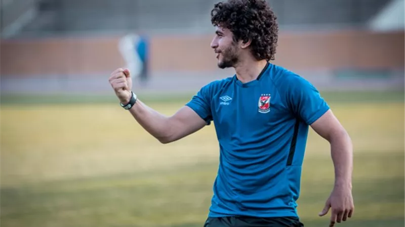 محمد محمود يواصل برنامجه التأهيلي بالتصويب على المرمى