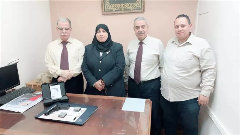 احباط تهريب طبنجة صوت وعدة طلقات مع راكب قادم من إيطاليا