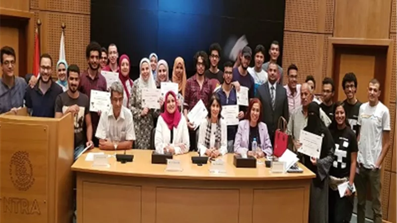 طلاب حسابات عين شمس ينهون مشاركتهم في مسابقة تحقيق القبول العالمي