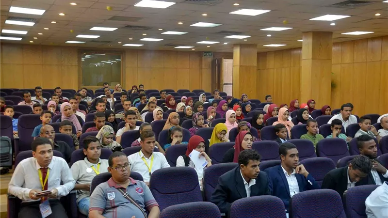 برقية شكر من شباب وطلائع الأقصر لوزير الشباب والرياضة
