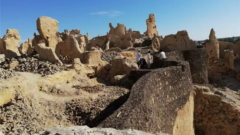 وزارة الآثار : إنجاز 70 ٪؜ من مشروع ترميم مدينة شالي بسيوة