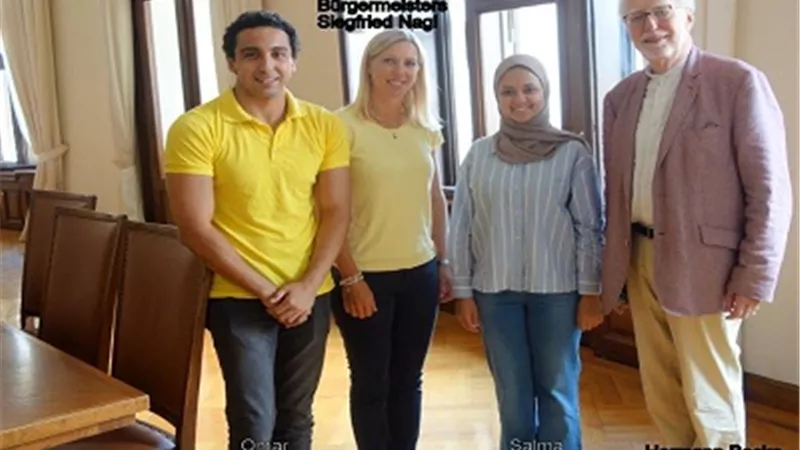 تدريب لطلبة هندسة هليوبوليس بجامعة جراتس للتكنولوجيا بالنمسا