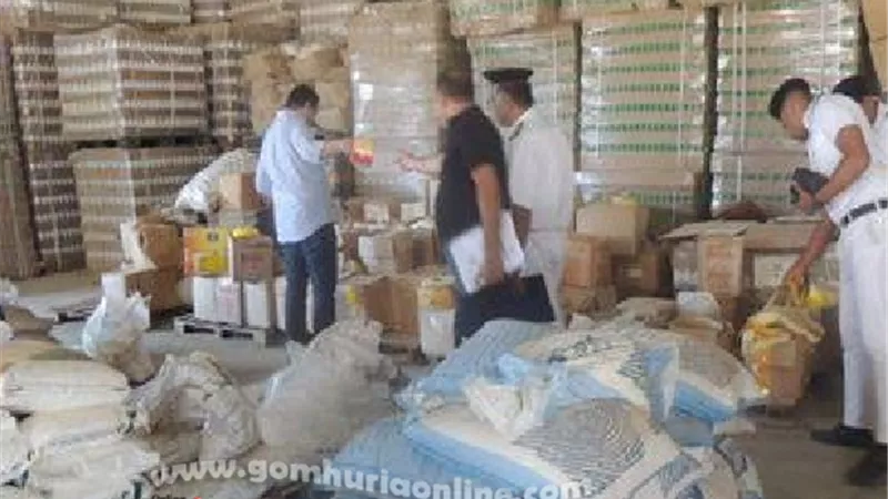 ضبط 79 ألف كيلو مبيدات زراعية مغشوشة ببرج العرب