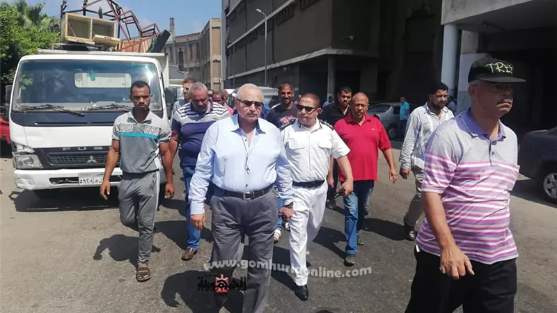 حملة لازالة فوضى سوق الجمعة من قلب المدينة