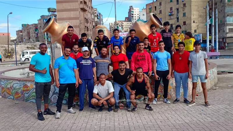 محمد رمضان وأنور يفوزا بماراثون شباب مينا البصل