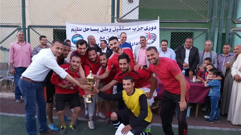 فوز فريق بندر ساحل سليم علي الشامية بنهائي دوري مستقبل وطن
