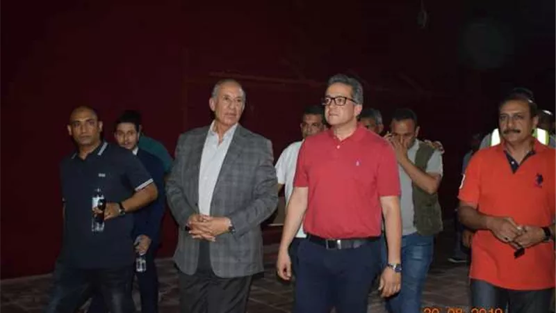 وزير الأثار يتفقد انشاءات متحف الغردقة ..صور
