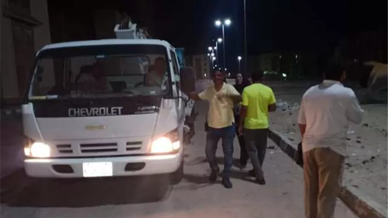 ادارة تدخل السريع لحل مشاكل المواطنين بطور سيناء..صور