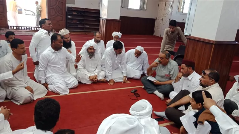 تكثيف العمل الميدانى والتواصل مع المواطنين لحل المشاكل علي الطبيعة