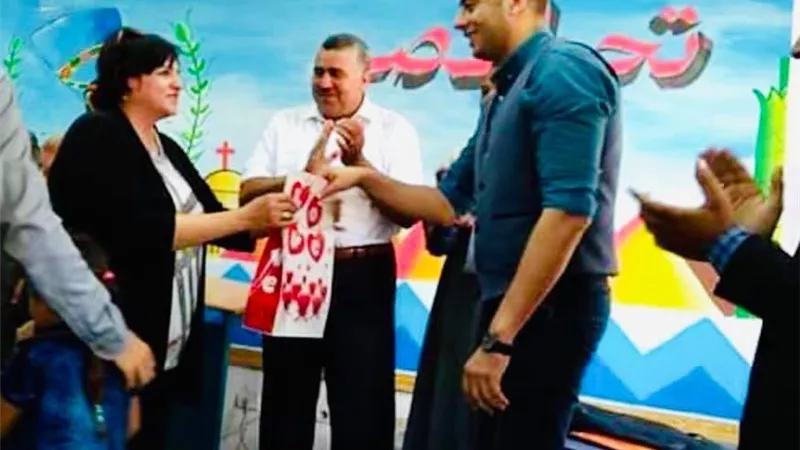 تكريم الفنان عصام السقا ابن قرية نواي في مسقط رأسه بمحافظة المنيا