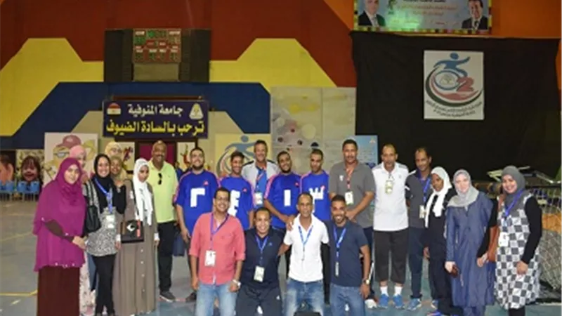 فريق كرة الجرس بجامعة أسوان يكتسح فريق طنطا 6-0