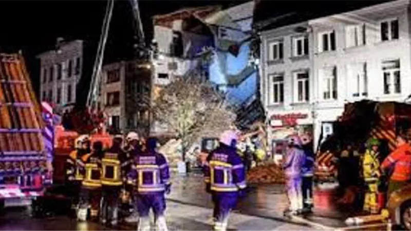 انفجار يدمر عدداً من المنازل فى مدينة أنتويرب البلجيكية