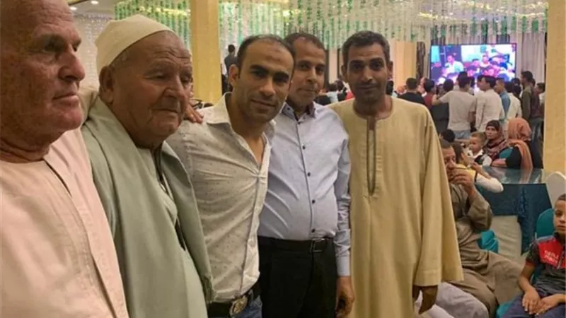 سيد الحفيظ يتواجد فى حفل زفاف عائلى بالفيوم.. صور