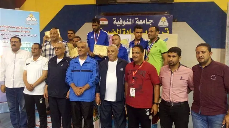 جامعة كفر الشيخ تحصد 4 ميداليات في منافسات أسبوع شباب الجامعات الثاني