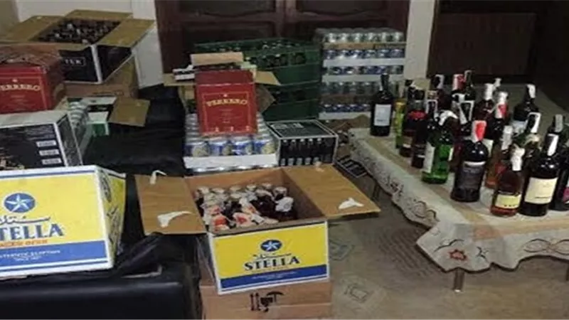 مباحث اسنا تضبط 1416 زجاجة مواد كحولية