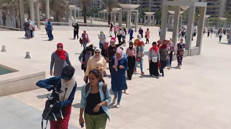وزارة الآُثار: طلبة كليات الآثار في زيارة تعليمية بمتحف الحضارة