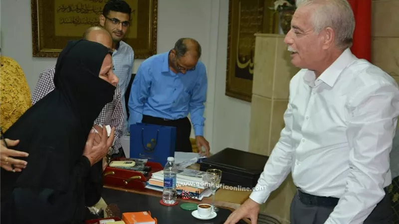 فودة استقبل المواطنين لحل مشكلاتهم