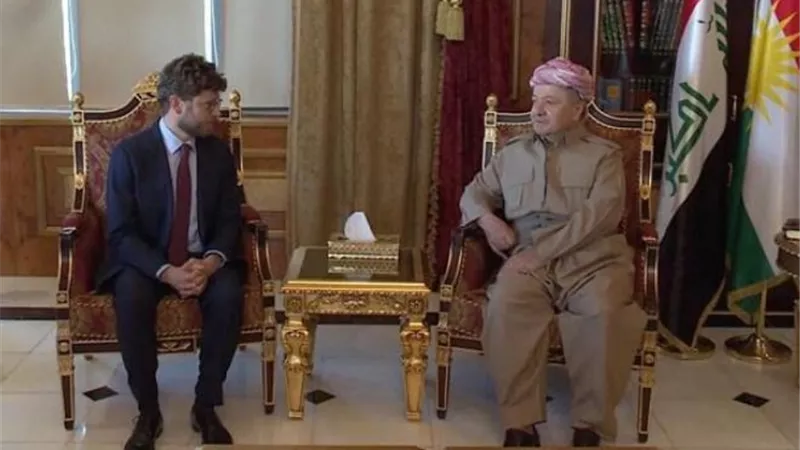 بارزاني للقنصل الفرنسي بأربيل: أسباب ظهور داعش لاتزال قائمة