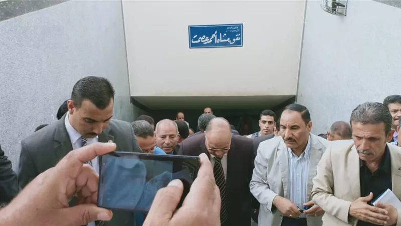محافظ القاهرة يفتتح نفق أحمد عصمت بعد إغلاقه 8 سنوات