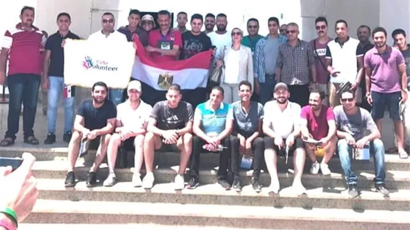 وزيرة البيئة تستقبل رحلة طلاب السويس بشرم الشيخ ب
