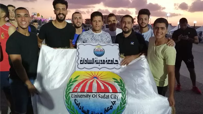 جامعة السادات تشارك بالمهرجان الثاني للألعاب الشاطئية للجامعات المصرية بمطروح