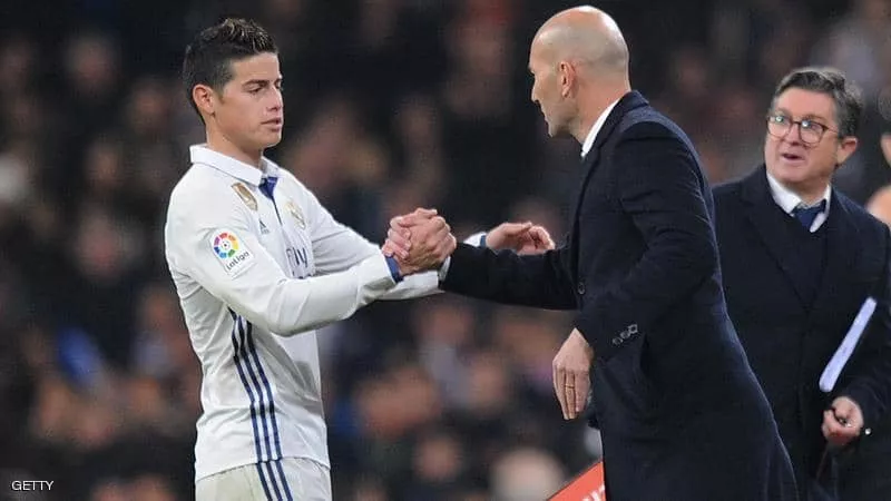 خاميس رودريجيز يشعل أجواء ريال مدريد بـرسالة قصيرة