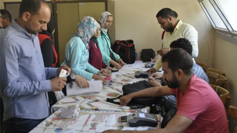 بدء الكشف الطبى للطلاب الجدد بجامعة المنيا