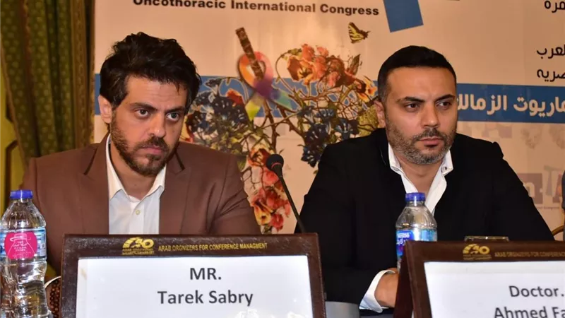 تنصيب طارق صبري واحمد فريد سفراء لمبادرة الكشف المبكر عن سرطان الرئة.. صور