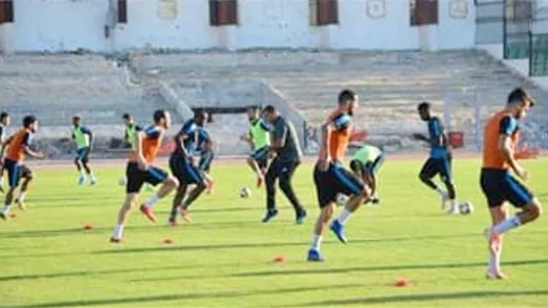 المصري ينهي تدريبه قبل السفر لزنجبار