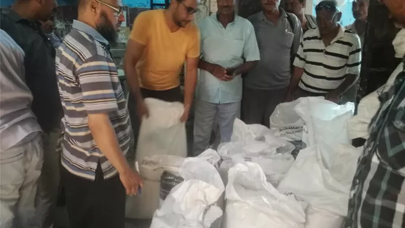 114 محضرا متنوعا في حملة تموينية بمركز الفتح بأسيوط