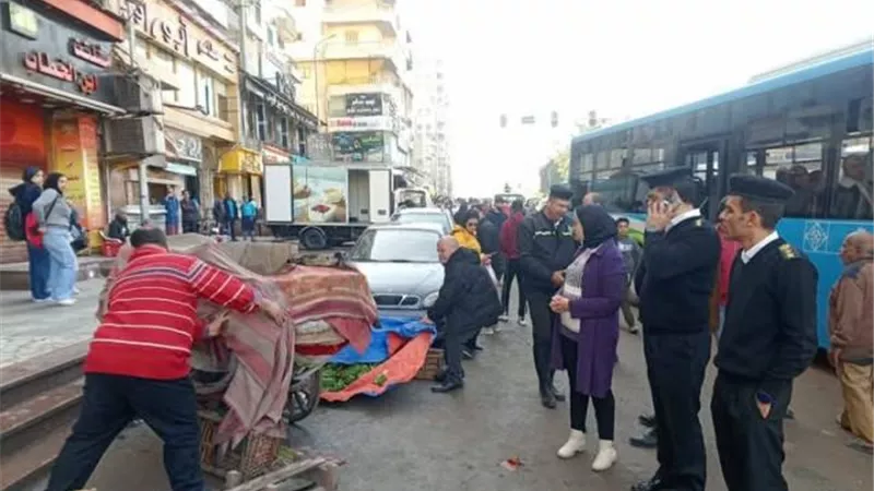 حملة انضباط بقيادة نورالهدى بالعجمى غرب الاسكندرية