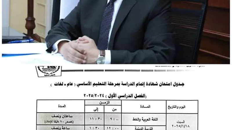 الجيزة تنهي استعدادتها لإمتحانات الشهادة الإعدادية 2025