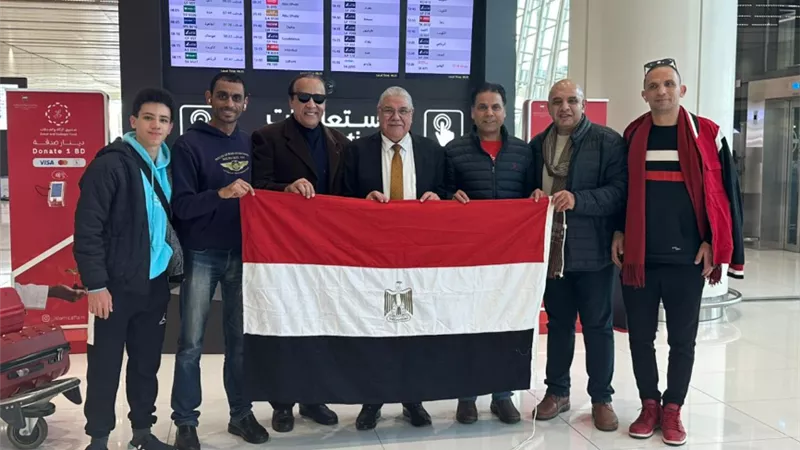 بعثة منتخب مصر للدارتس تصل البحرين للمشاركة في كأس العرب