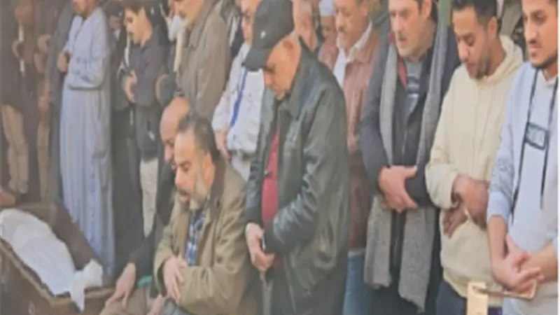 تشييع جنازة فكرى صادق من مسجد السيدة نفيسة الى مثواه الأخير