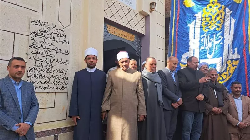 افتتاح مسجدين جديدين بمطاي وسمالوط