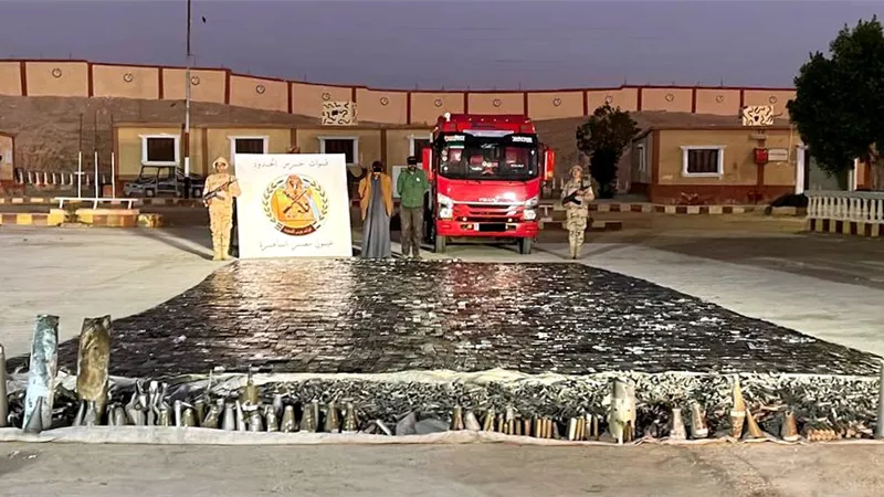 قوات حرس الحدود تنجح فى ضبط عدد من المهربين وبحوزتهم كميات من المواد المخدرة